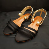 Ring Sandal Black.